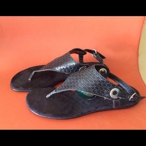 Two Pair Black Sandals